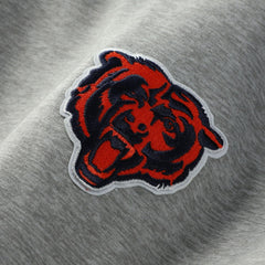 Chicago Bears Antigua Urgent Pullover Hoodie - Heather Gray/Navy Hoodies
