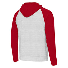 San Francisco 49ers Antigua Urgent Pullover Hoodie - Scarlet/Gray Hoodies