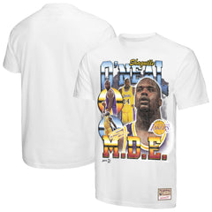 Shaquille O'Neal Los Angeles Lakers Commemorative Collage T-Shirt White - Mitchell & Ness