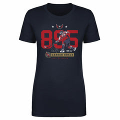 Alexander Ovechkin Washington Capitals 500 Level Women's NHL All-Time Leading Goal Scorer Number T-Shirt - Navy | US 203089735