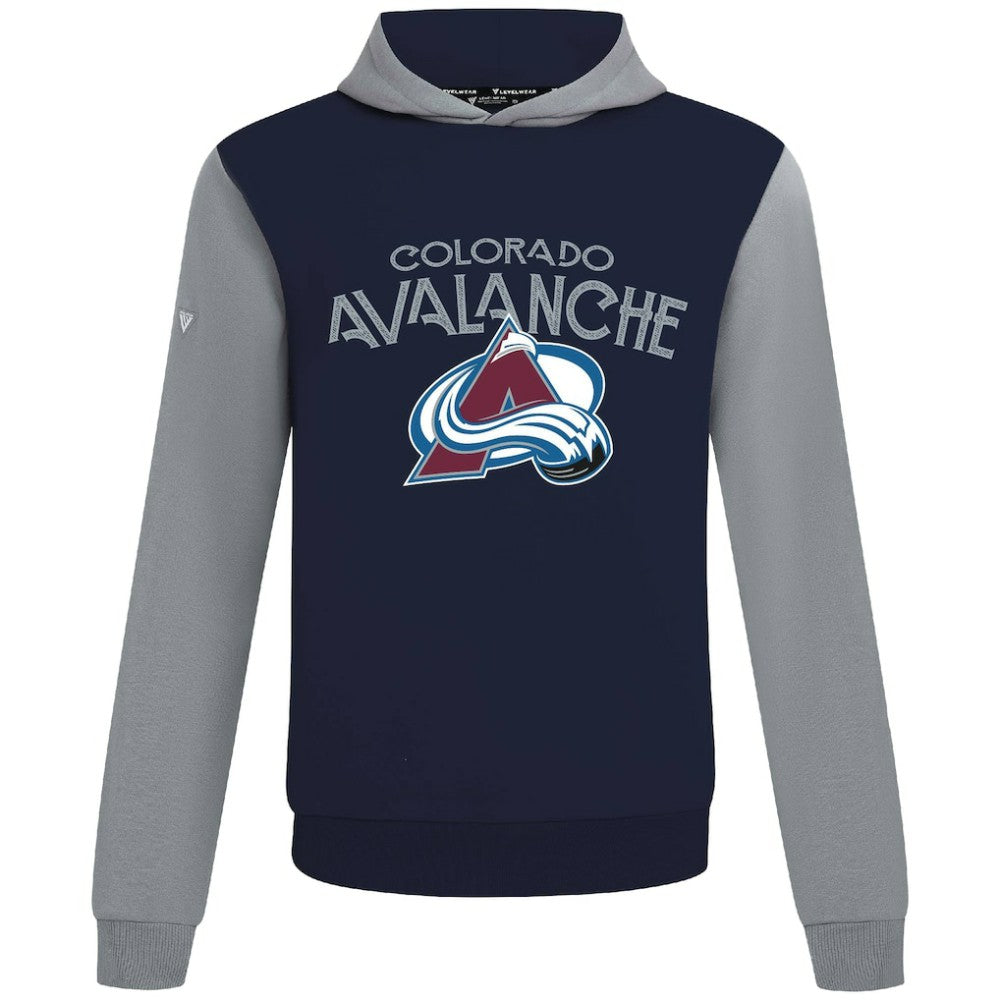 Colorado Avalanche Levelwear Ultimate Mission Pullover Hoodie - Navy/Gray | US 203091706