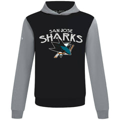 San Jose Sharks Levelwear Ultimate Mission Pullover Hoodie - Black/Gray | US 203091721