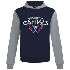 Washington Capitals Levelwear Ultimate Mission Pullover Hoodie - Navy/Gray | US 203091722