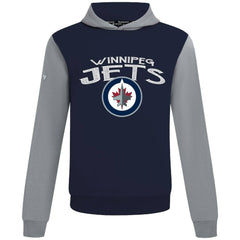 Winnipeg Jets Levelwear Ultimate Mission Pullover Hoodie - Navy/Gray | US 203091723