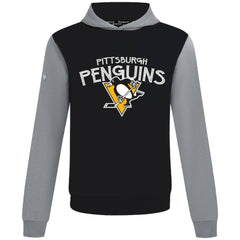 Pittsburgh Penguins Levelwear Ultimate Mission Pullover Hoodie - Black/Gray | US 203091733