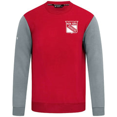 New York Rangers Levelwear Ultimate Response Sweatshirt - Red/Gray | US 203091751