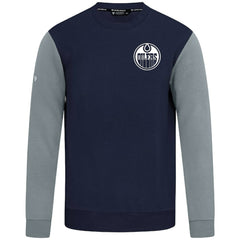 Edmonton Oilers Levelwear Ultimate Response Sweatshirt - Navy/Gray | US 203091760