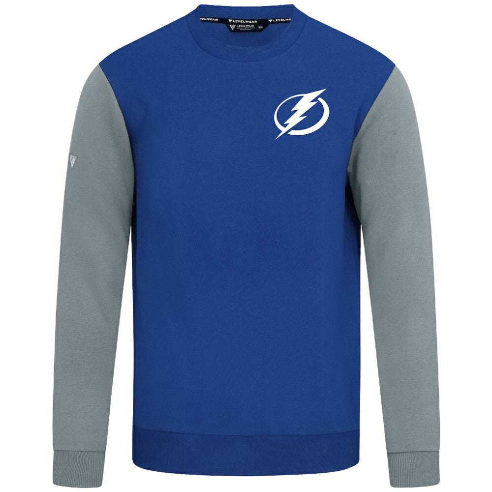 Tampa Bay Lightning Levelwear Ultimate Response Sweatshirt - Royal/Gray | US 203091774