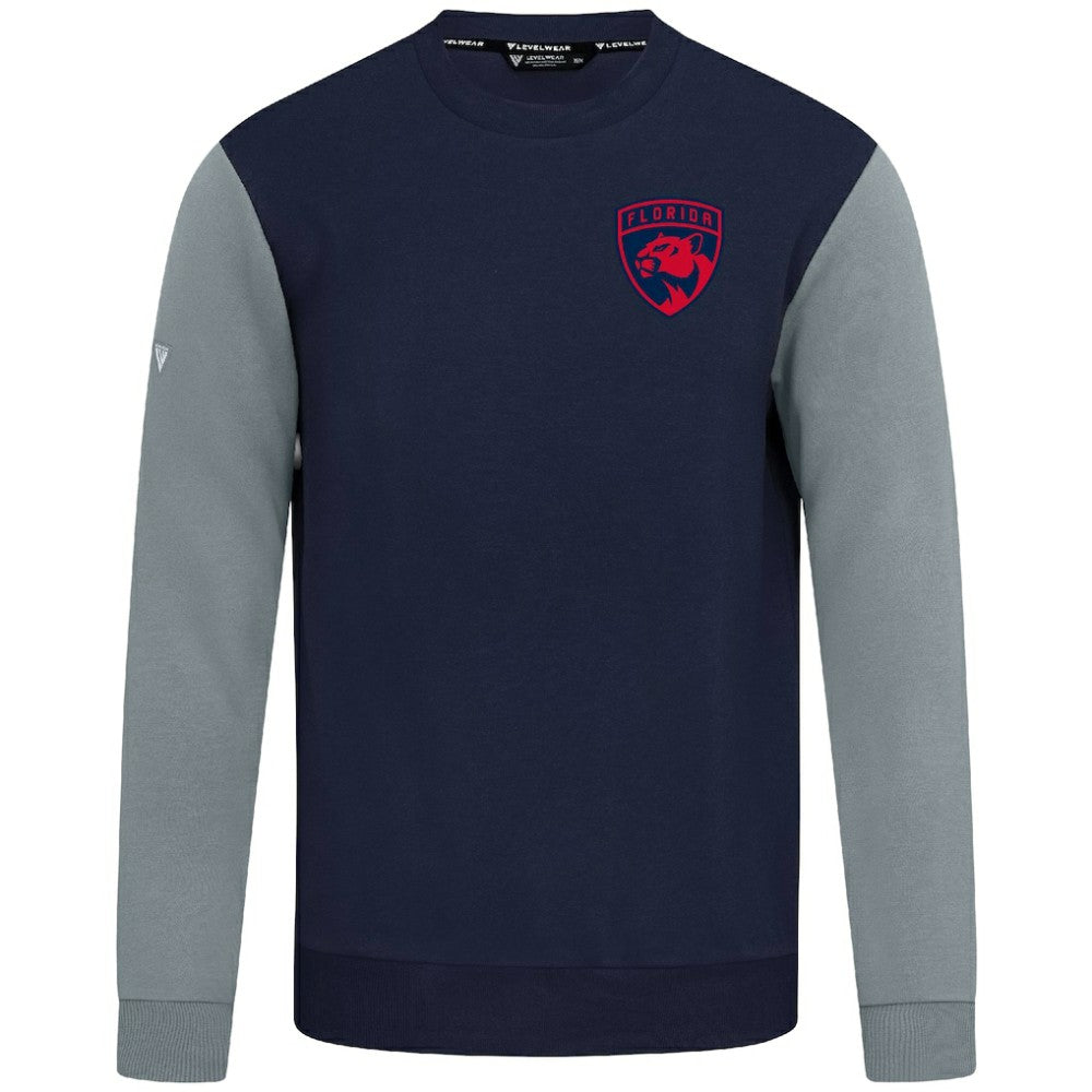 Florida Panthers Levelwear Ultimate Response Sweatshirt - Navy/Gray | US 203091793