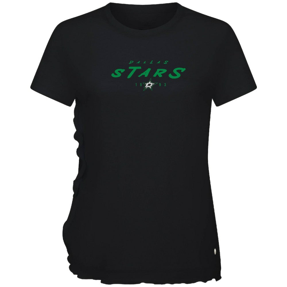 Dallas Stars Levelwear Women's Airflow Scratched T-Shirt - Black | US 203091812