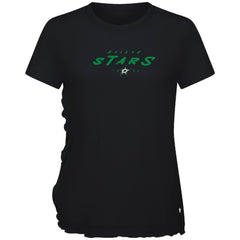 Dallas Stars Levelwear Women's Airflow Scratched T-Shirt - Black | US 203091812