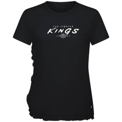 Los Angeles Kings Levelwear Women's Airflow Scratched T-Shirt - Black | US 203091813