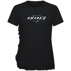 San Jose Sharks Levelwear Women's Airflow Scratched T-Shirt - Black | US 203091814
