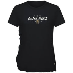 Vegas Golden Knights Levelwear Women's Airflow Scratched T-Shirt - Black | US 203091816
