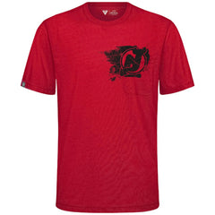 New Jersey Devils Levelwear Focal Blasted T-Shirt - Red | US 203091833