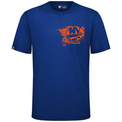 New York Islanders Levelwear Focal Blasted T-Shirt - Royal | US 203091875