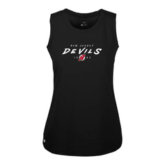 New Jersey Devils Levelwear Women's Macy Scratched Tank Top - Black | US 203091894