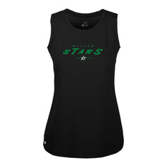 Dallas Stars Levelwear Women's Macy Scratched Tank Top - Black | US 203091917
