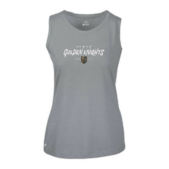 Vegas Golden Knights Levelwear Women's Macy Scratched Tank Top - Gray | US 203091925