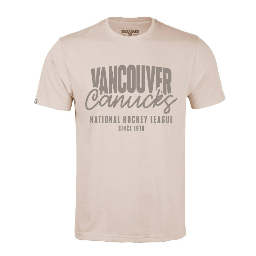 Vancouver Canucks Levelwear Richmond Response T-Shirt - Khaki | US 203092037