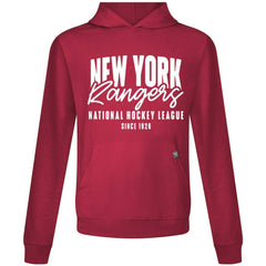 New York Rangers Levelwear Relay Response Pullover Hoodie - Red | US 203092061
