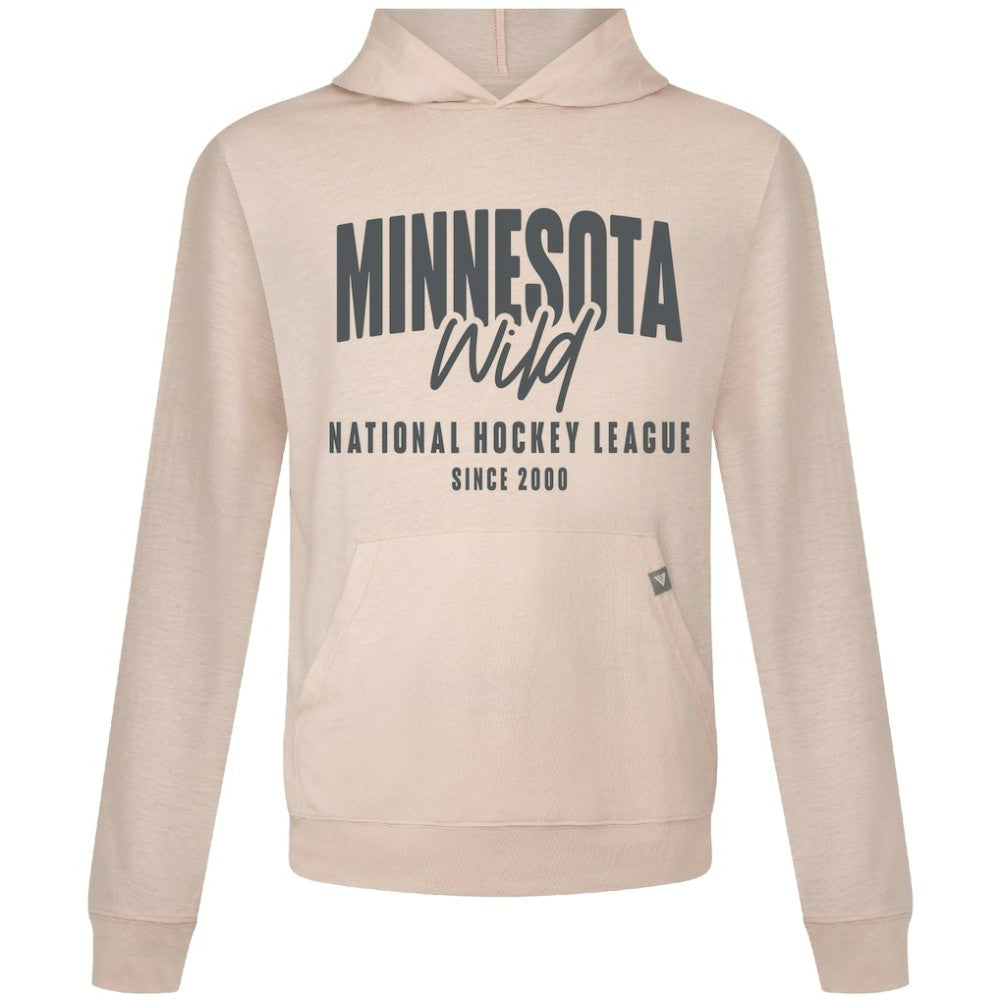 Minnesota Wild Levelwear Relay Response Pullover Hoodie - Khaki | US 203092101