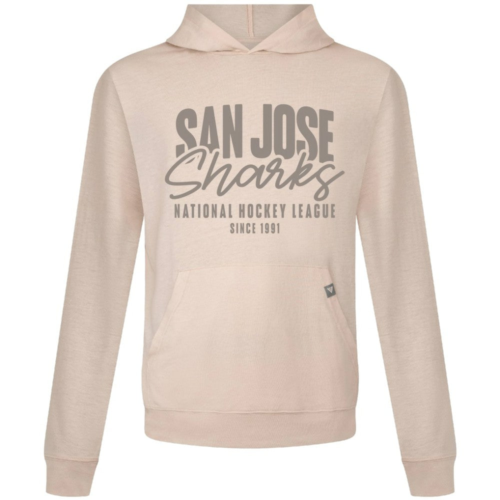 San Jose Sharks Levelwear Relay Response Pullover Hoodie - Khaki | US 203092122