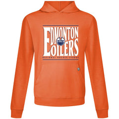 Edmonton Oilers Levelwear Relay Powerhouse Pullover Hoodie - Orange | US 203092160