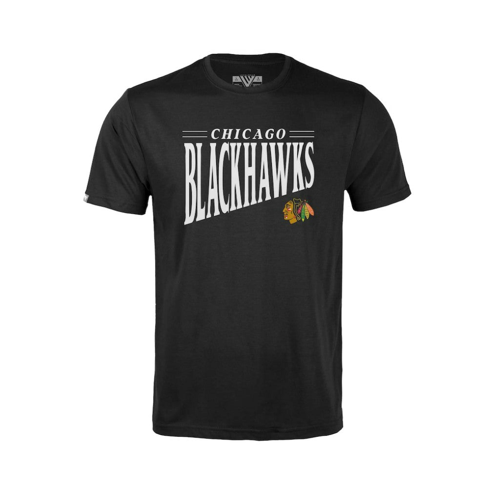 Chicago Blackhawks Levelwear Youth Little Richmond Tally T-Shirt - Black | US 203092194