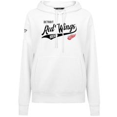 Detroit Red Wings Levelwear Women's Adorn Glide Pullover Hoodie - White | US 203092256