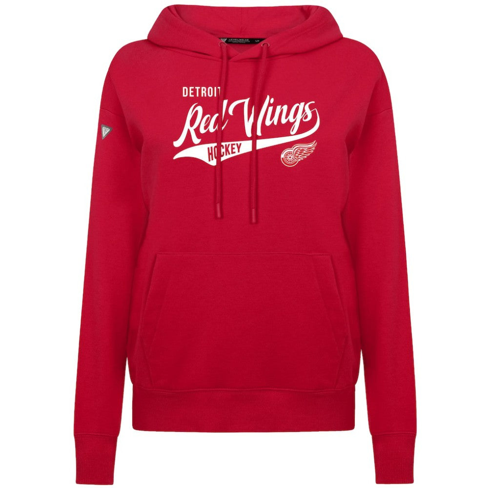 Detroit Red Wings Levelwear Women's Adorn Glide Pullover Hoodie - Red | US 203092267