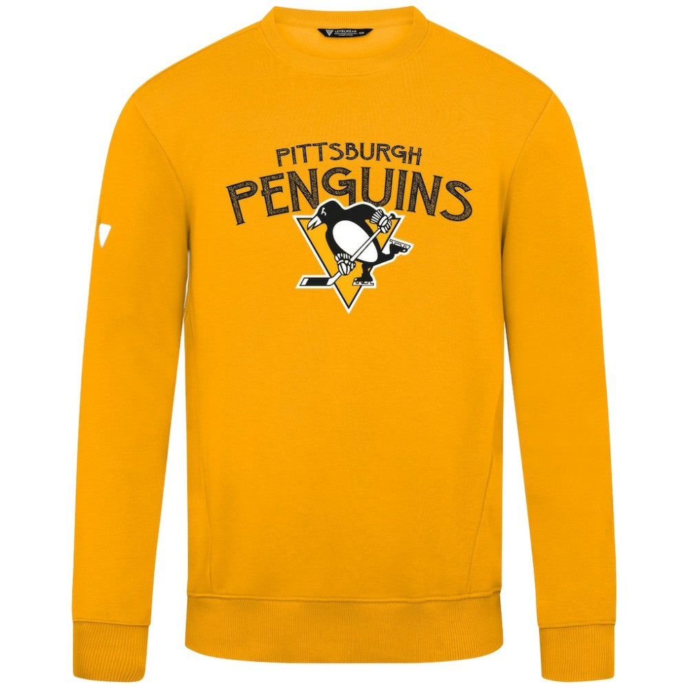 Pittsburgh Penguins Levelwear Zane Mission Sweatshirt - Gold | US 203092290