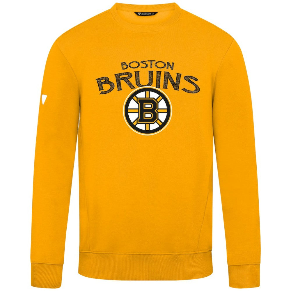 Boston Bruins Levelwear Zane Mission Sweatshirt - Gold | US 203092296