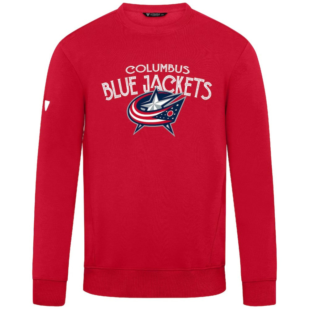 Columbus Blue Jackets Levelwear Zane Mission Sweatshirt - Red | US 203092333