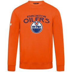 Edmonton Oilers Levelwear Zane Mission Sweatshirt - Orange | US 203092366