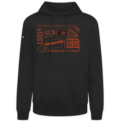 Philadelphia Flyers Levelwear Podium Campaign Pullover Hoodie - Black | US 203092400