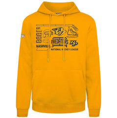 Nashville Predators Levelwear Podium Campaign Pullover Hoodie - Gold | US 203092407