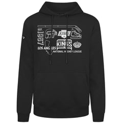 Los Angeles Kings Levelwear Podium Campaign Pullover Hoodie - Black | US 203092416