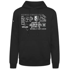 Vegas Golden Knights Levelwear Podium Campaign Pullover Hoodie - Black | US 203092421