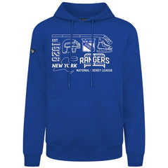 New York Rangers Levelwear Podium Campaign Pullover Hoodie - Royal | US 203092434