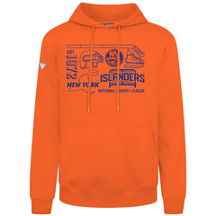 New York Islanders Levelwear Podium Campaign Pullover Hoodie - Orange | US 203092437