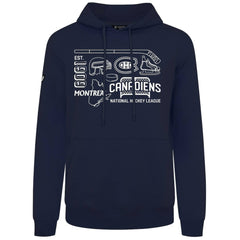 Montreal Canadiens Levelwear Podium Campaign Pullover Hoodie - Navy | US 203092447