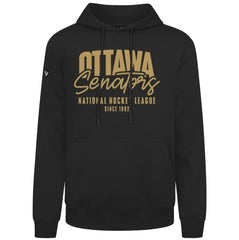Ottawa Senators Levelwear Podium Response Pullover Hoodie - Black | US 203092457