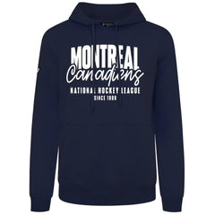 Montreal Canadiens Levelwear Podium Response Pullover Hoodie - Navy | US 203092472