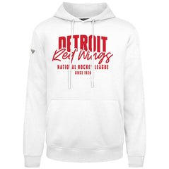 Detroit Red Wings Levelwear Podium Response Pullover Hoodie - White | US 203092473