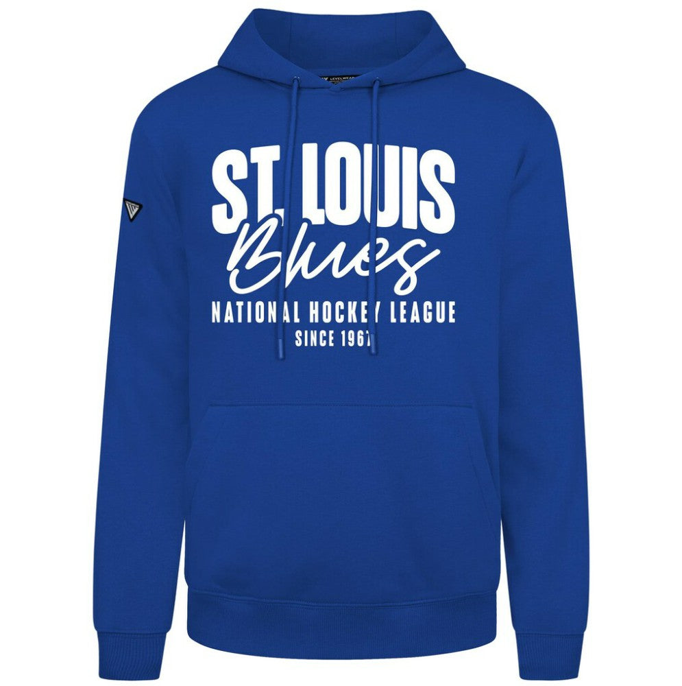 St. Louis Blues Levelwear Podium Response Pullover Hoodie - Royal | US 203092508