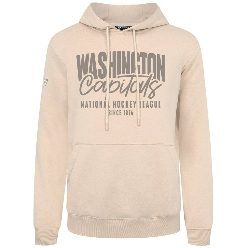 Washington Capitals Levelwear Podium Response Pullover Hoodie - Khaki | US 203092516