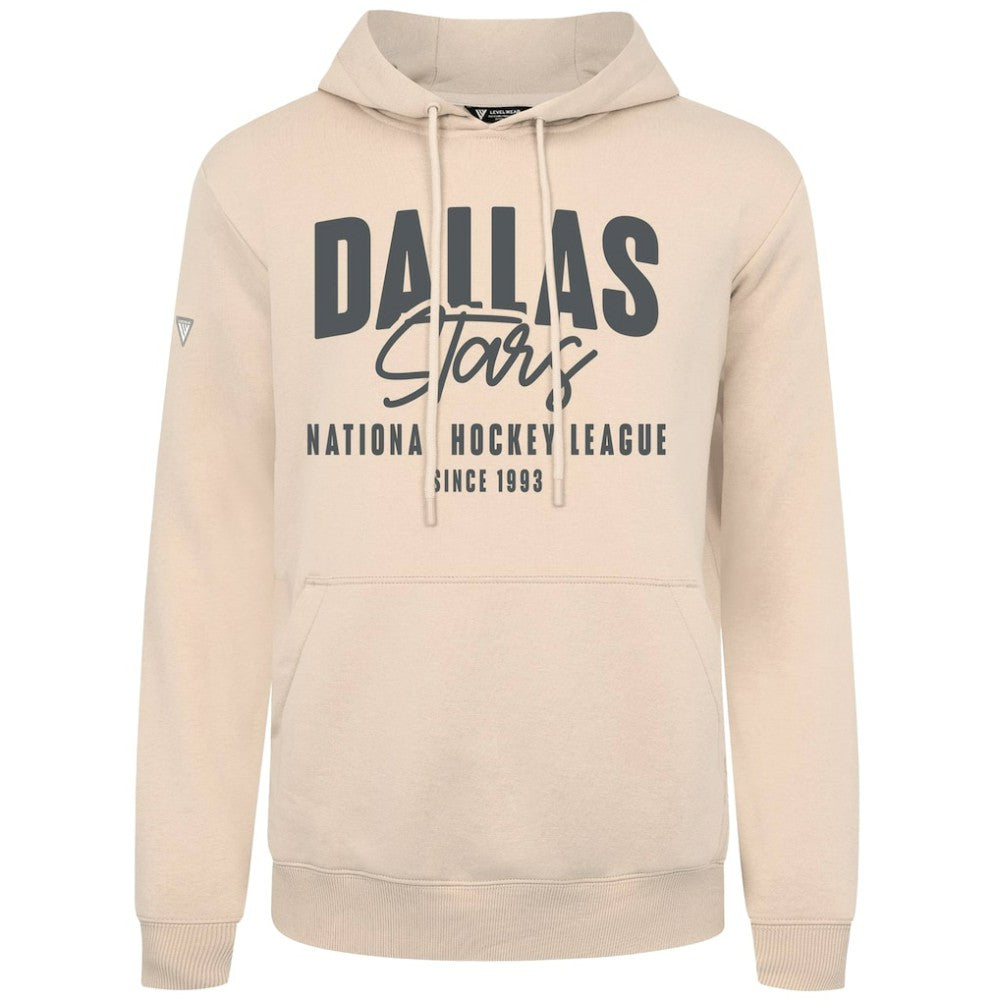Dallas Stars Levelwear Podium Response Pullover Hoodie - Khaki | US 203092517