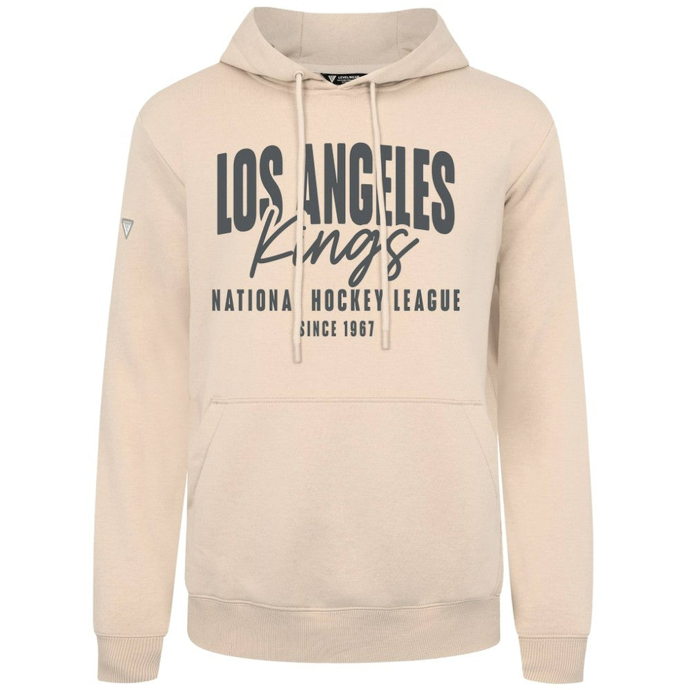 Los Angeles Kings Levelwear Podium Response Pullover Hoodie - Khaki | US 203092519