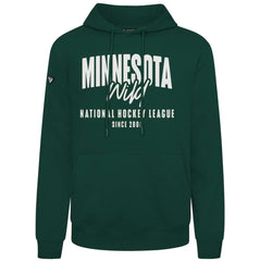 Minnesota Wild Levelwear Podium Response Pullover Hoodie - Green | US 203092530